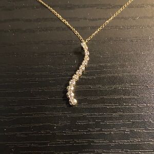10k Gold Genuine Diamond Pendant 14k Necklace